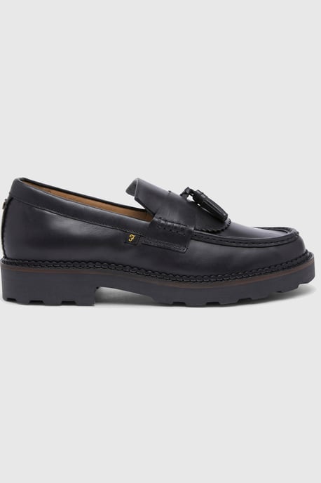 Black 'Morfield' Leather Loafer