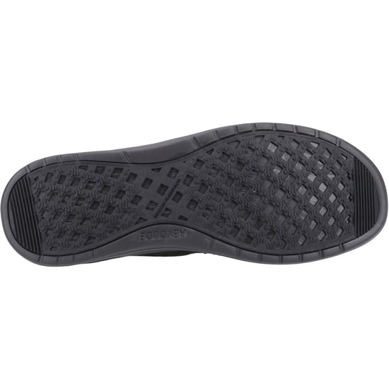 HEYDUDE Wally Grip Moc Leather Men's Black Boat Shoes - Image 3