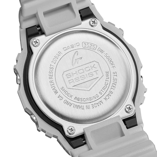 Casio G-shock Men's Silver Watch DW-5600FF-8ER - Image 5
