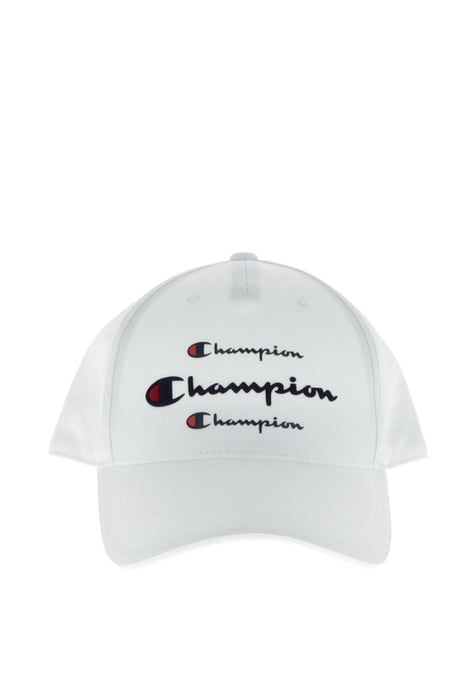 Champion Men's Print Cotton Cap in White