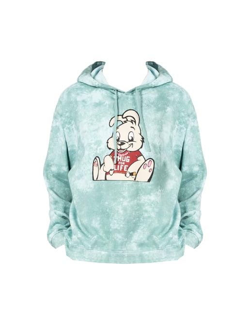 Guess x Brandalised Sweatshirt Leon Bunny Men's Green - Image 1