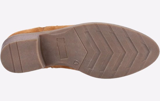 Hush Puppies Isobel Leren Dames Laarzen In Tan - Image 4