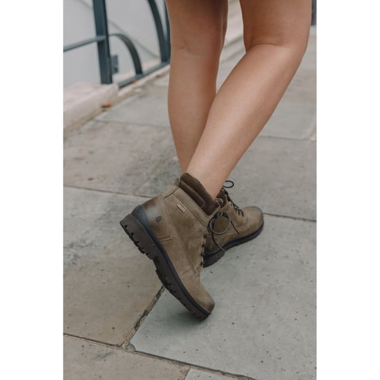 Hush Puppies Annay läder dam Khaki stövlar - Image 6