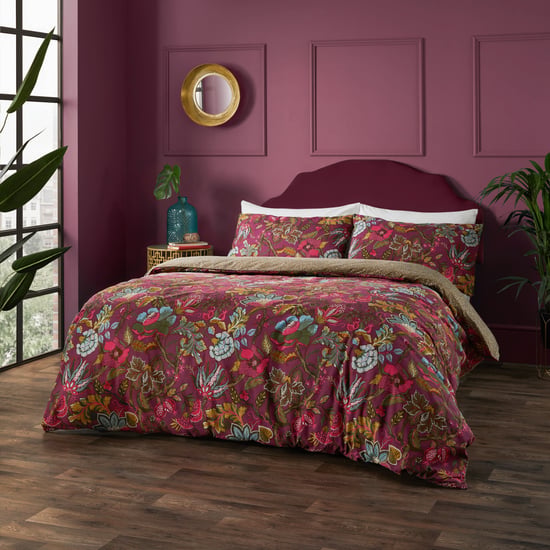 Viranai Exotic Floral Duvet Cover Set - Image 4