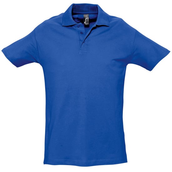 SOLS Heren Lente II Korte Mouw Zwaarlijvig Poloshirt (Koningsblauw) - Image 1