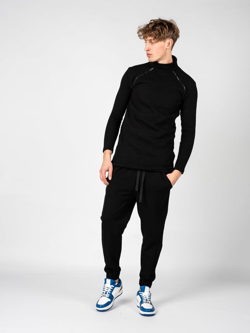 La Haine Inside Us Trousers LM046 Men's Black - Image 6