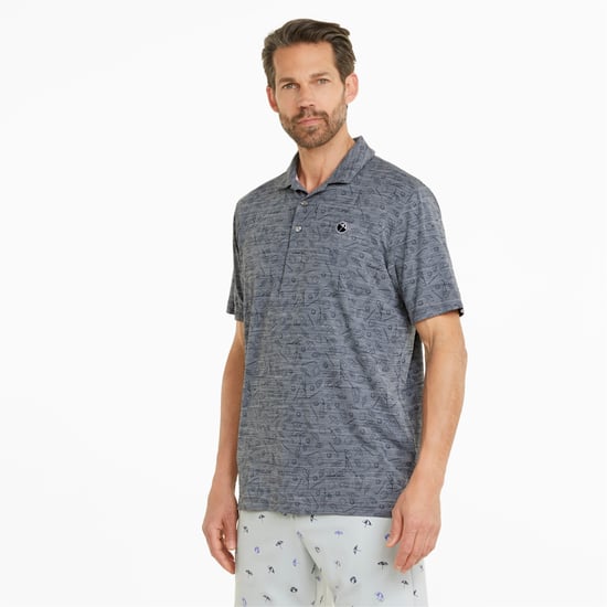 PUMA Mens PUMA x ARNOLD PALMER CLOUDSPUN King Golf Polo Shirt