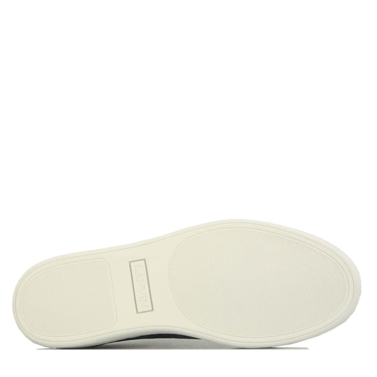 Men's Lanvin Matt Toe Cap Sneakers in Light Grey