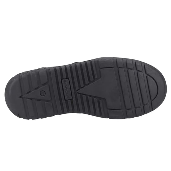 Hush Puppies Boys Steven Leather School Shoes (Black) - Image 5