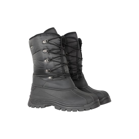 Mountain Warehouse Mens Plough Ski Boots / Snow Boots (Black) - Image 6