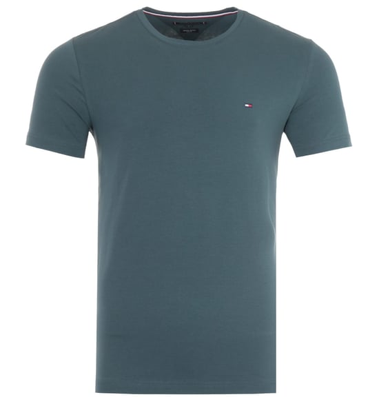Tommy Hilfiger Stretch Organic Cotton Slim Fit T-Shirt - Mystic Lake Blue