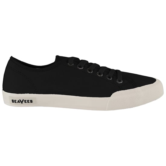 SeaVees Monterey Black Mens Plimsolls