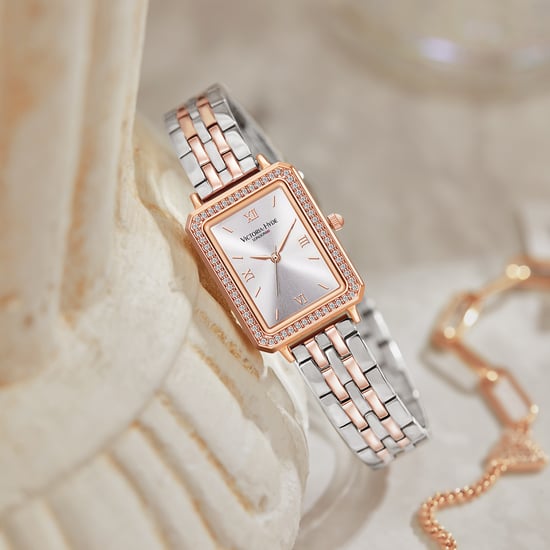 VICTORIA HYDE Westminster watch in silver rose gold - Image 2