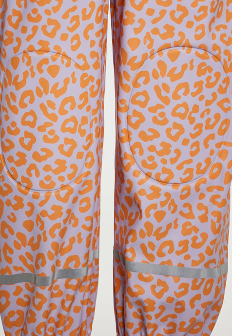 Schmuddelwedda Regenbroek Meisje Pastel Lavendel Oranje Leeuw - Image 5