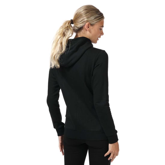Women's Puma Essentials Full Zip Hoody in Black