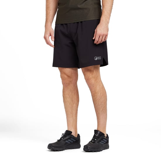 North Ridge Men's 7" Run Shorts with Adjustable Waistband and Internal Mesh Brief