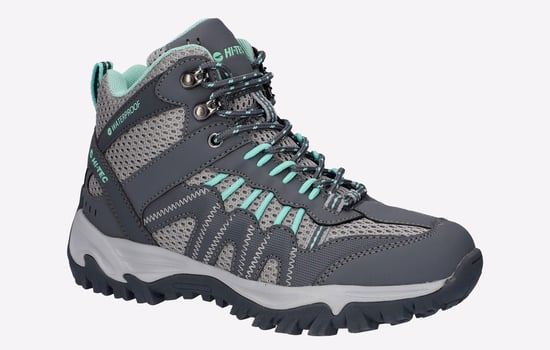 Hi-Tec Jaguar Mid Dames Wandelschoenen Van Polyester In Antraciet/Grijs/Cool Grijs - Image 2
