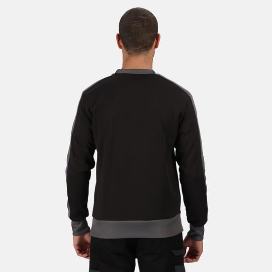 Regatta Mens Contrast Crew Neck Sweater