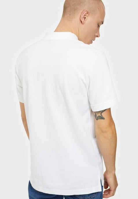 Nike Sportswear Club Mens Polo Shirt in White - Image 2