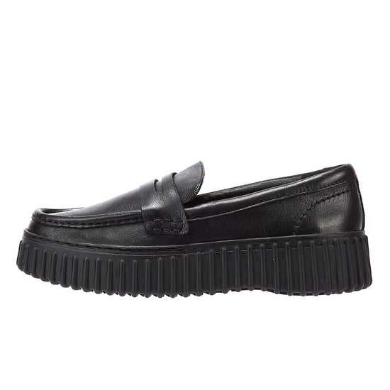 Clarks Torhill Penny Läder Dam Svarta Komfortskor - Image 5