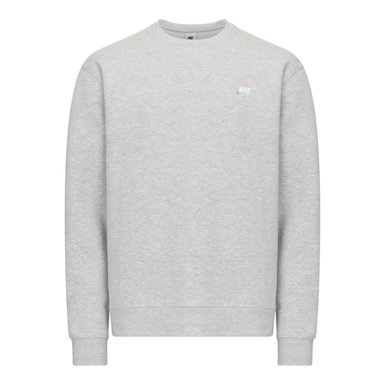 Nike Sportswear Men's Club Fleece Crew Neck Tracksuit Grey - Image 2