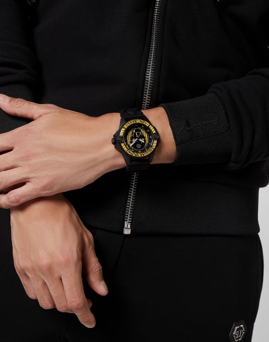 Philipp Plein The $kull Carbon Fiber Men's Black Watch PWAAA1922 - Image 3