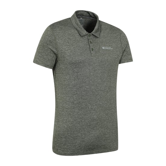 Mountain Warehouse Mens Agra Stripe Polo Shirt (Green)