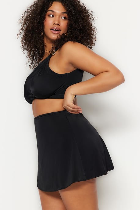 Trendyol Damernas Högmidjade Bikini Bottoms i Större Storlekar - Image 2