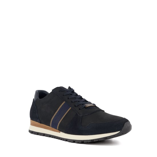 Dune Mens TRECK Stripe-Detail Runner Trainers Treck - Image 1