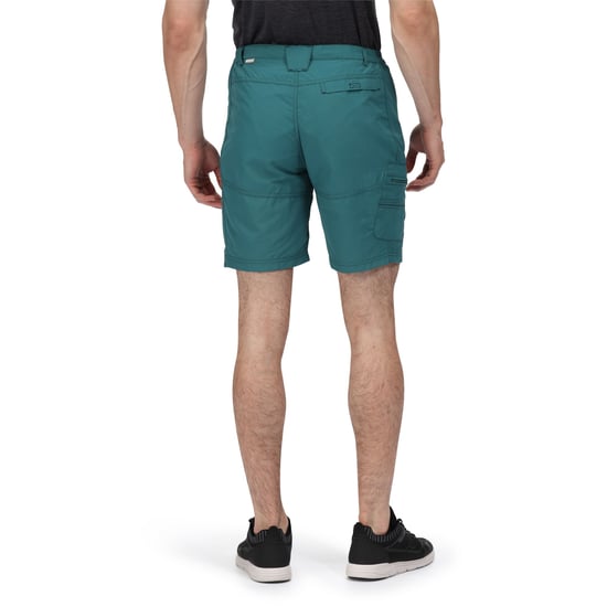 Regatta Mens Leesville II Walking Shorts (Pacific Green) - Image 6