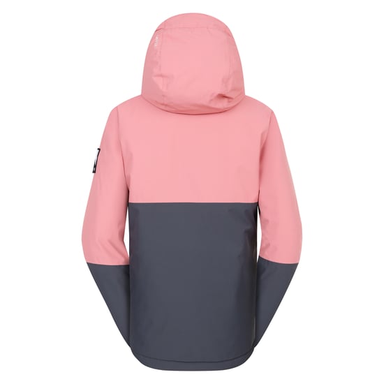Dare 2B Womens/Ladies Snowburst Overhead Ski Jacket (Dusty Rose/Ebony Grey) - Image 2