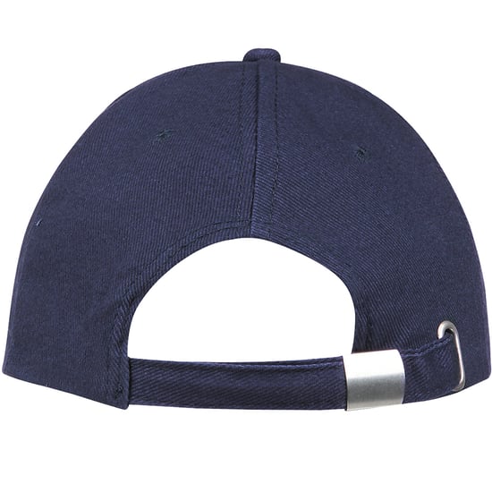 SOLS Unisex Buffalo 6 Panel Baseball Cap (French Navy/White) - Image 2