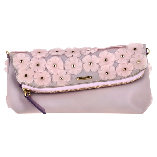Burberry The Petal in Flowers Pouch in Purple Rubber - Image 1