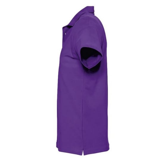 SOLS Heren Lente II Korte Mouw Zwaarlijvig Poloshirt (Donkerpaars) - Image 3