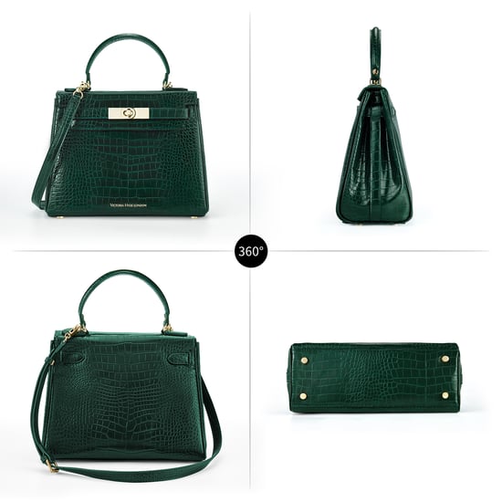 Victoria Hyde women's work bag shoulder bag in green - Image 6