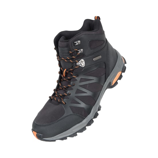 Mountain Warehouse Mens Trekker II Softshell Hiking Boots (Black) - Image 1