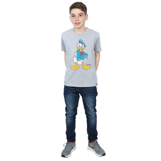 Disney Boys Angry Donald Duck T-Shirt (Sports Grey)