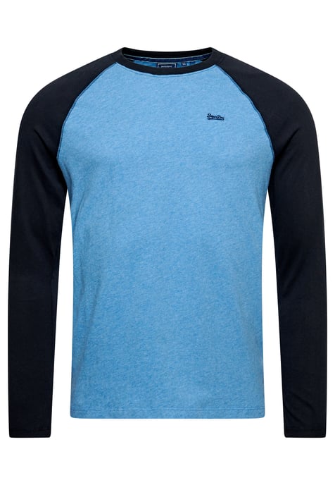 Superdry Organic Cotton Essential Long Sleeved Baseball Top