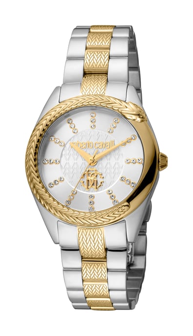 RC5L038M0085 Roberto Cavalli 4894626190025 Womens Quartz Stainless Steel Silver 5 ATM 32 mm Watch - Image 1