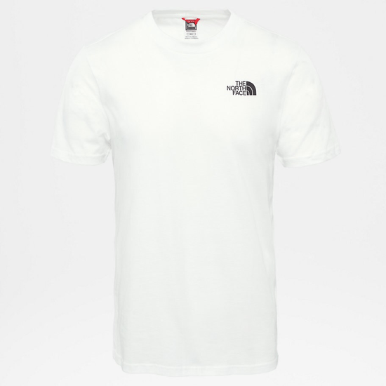 Men’s The North Face Short Sleeve Simple Dome T-Shirt, TNF White