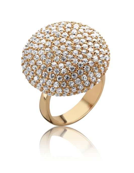 Orphelia Dames 925 Zilveren Ring - Roze R-13434 - Image 1