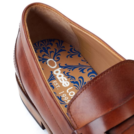 Base London Garfield Leren Herenpantoffels Burnt Tan - Image 6