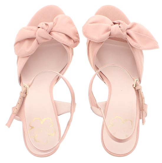 Ted Baker Dames Schoenen Heevia Hakken Stiletto Strikdetail Strappy Roze - Image 6