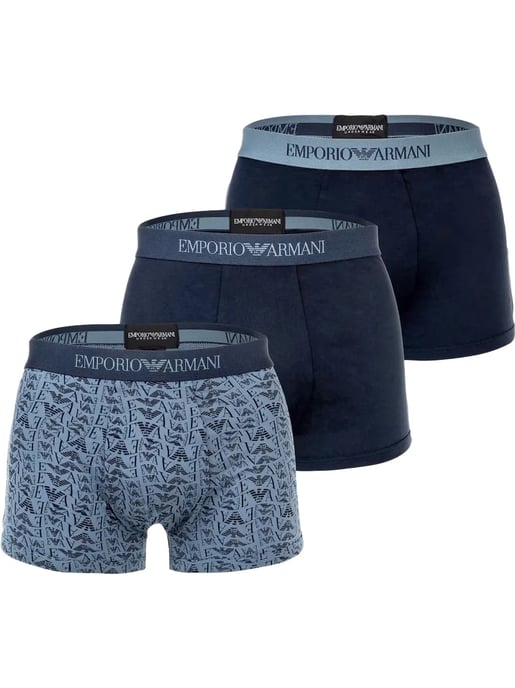 Emporio Armani Herr Boxershorts Pack x3 Eagle - Image 1