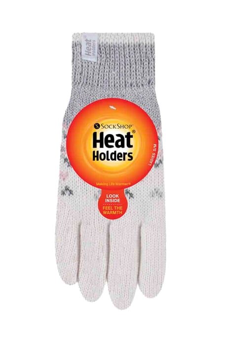 Heat Holders - Womens Nordic Fleece Lined Thermal Gloves - Image 2