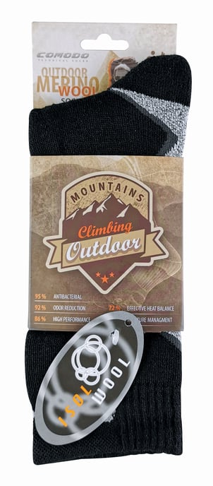 COMODO - Merino Wool Hiking Thermal Socks | Tough Trekking Socks | Men's & Women's - Image 2