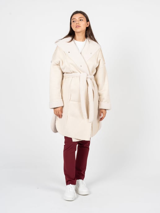 Liu Jo Coat Woman's Beige - Image 2