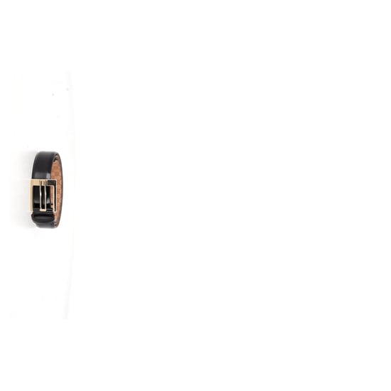 Gucci GG Supreme Square Buckle Belt in Black Leather