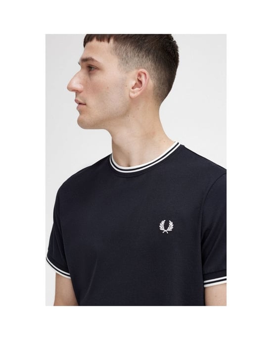 Fred Perry Mens Twin Tipped T-Shirt NOS - Image 2