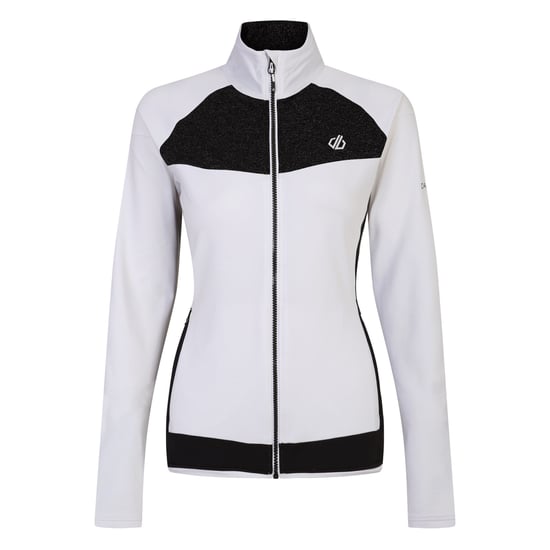 Dare 2B Dames/Dames Elation II Core Stretch Gerecycleerde Fleece (Wit/zwart) - Image 1